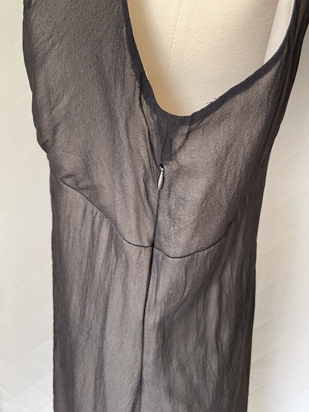 Jonathan Martin Studio Silk Slip Dress - Y2K - Size 14 - Picture 8 of 10